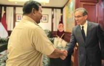 Menhan Prabowo Sybianto Terima Kunjungan Menteri BUMN dan Pendiri Emaar Properties UEA