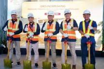 Seremoni groundbreaking pembangunan Gedung Facility Support Telkomsel Smart Office (FSTSO) 