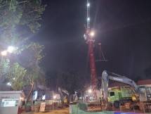 PT Hutama Karya (Persero) Selesaikan Evakuasi Material Besi di Jalur Stasiun MRT Asean dan Blok M