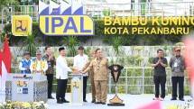 Peresmian Sistem Pengelolaan Air Limbah Domestik Terpusat (SPALDT) di Kota Pekanbaru