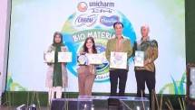 Unicharm luncurkan 3 produk berbahan bio material.