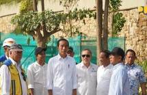 Presiden Jokowi Tinjau Wujud Rancangan Jalan Sumbu Kebangsaan Sisi Barat IKN