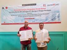 Bank DKI Gandeng Bangun Niaga Perkasa, Berikan Fasilitas Kredit Kepemilikan Tempat Berjualan di Pasar Sehat Banjaran Kabupaten Bandung