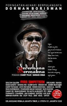 Seniman Teater Gelar &ldquo;Peringatan 40 Hari Berpulangnya Dorman Borisman&rdquo;