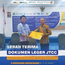 Serah Terima Dokumen Leger JTCC PT CTP Tollways