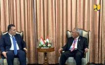 Menteri PUPR Basuki Bahas Potensi Kerja Sama Energi Terbarukan dengan Menteri Sumber Daya Air dan Energi Republik Tajikistan