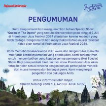 Queen At The Opera Batal Tampil di Prambanan Jazz Festival 2024