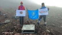 Ketua PWI Jaya Sambut Dua Anggota PWI Jaya Usai Daki Gunung Kerinci