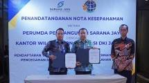 Sarana Jaya - BPN DKI Jakarta Teken MoU Asistensi Pengadaan Tanah