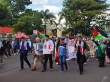 Gelar _Long March_ Bagi Palestina, Wakil Gubernur Sumatera Barat Dukung Munas Ke 10 Forum Zakat