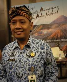 Agung, selaku Kasi Pemasaran Pariwisata, Disparbud Kota Malang (Foto Dije)
