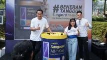 Joe Taslim dan Randy Pangalila buktikan ketangguhan cat dinding Sunguard All-In-One dari Avian Brands.