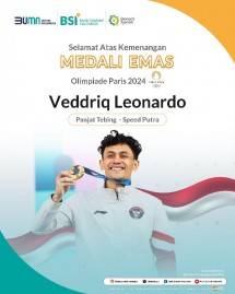 Cabor Panjat Tebing Raih Emas Olimpiade Paris 2024, BSI Akan Apresiasi &lsquo;Spiderman Indonesia&rsquo;
