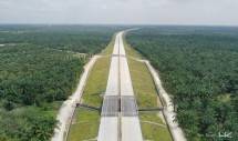 Hutama karya tuntaskan sisa 9 Km Jalan Tol Pekanbaru - Bangkinang
