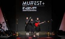 Penampilan Voice of Baceprot di MUFFEST+ 2024.
