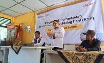 Optimalkan Program Tanggung Jawab Sosial dan Lingkungan, HKA Olah Limbah Pembuatan Hotmix untuk Pavingisasi Sekolah Dasar di Ogan Ilir