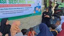 Pekan ASI Sedunia, LKC Dhompet Dhuafa Jabar Berikan edukasi kepada para ibu di Bekasi