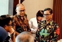 Wamenlu Pahala bersama Pemred media nasional