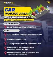 GIIAS Bandung 2024 Siapkan Area Parkir yang Aman dan Nyaman bagi Pengunjung
