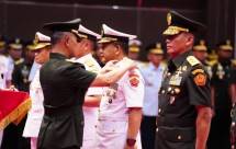 Kasum TNI Letjen TNI Letjen TNI Richard Tampubolon mewakili Panglima TNI Jenderal TNI Agus Subiyanto Pimpin Sertijab Pangkogabwilhan I, Dankodiklat TNI, Koorsahli Panglima TNI dan Kapuskersin TNI