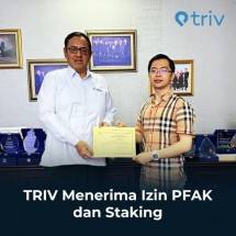 TRIV Raih Izin Penuh PFAK dari BAPPEBTI, Buktikan Keamanan nasabah crypto!
