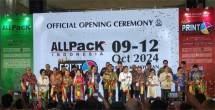 Pameran internasional ALLPack Indonesia dan ALLPrint Indonesia 2024 secara resmi dibuka oleh Direktur Jenderal Industri Agro Kementerian Perindustrian (Kemenperin), Ir. Putu Juli Ardika.