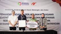 Kemenperin Apresiasi Arwana Citramulia Salurkan Bantuan Keramik untuk Dapur Bersih IKM Pangan