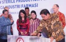 Menteri Airlangga Resmikan Pabrik Farmasi Senilai Rp1 Triliun