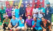Turnamen sepakbola LJR Logistics Soccer Championship 2024 di Bekasi International Soccer Field, Kota Bekasi, Sabtu (16/11/2024).