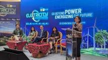 Tiza Mafira, Direktur CPI Indonesia pada sesi knowledge sharing pada Electricity Connect 2024