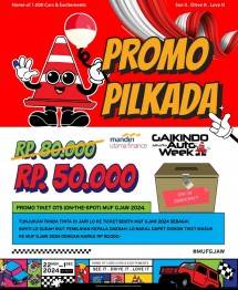 MUF GJAW 2024 Hadirkan Promo Tiket Masuk Khusus PILKADA
