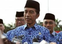 Presiden Jokowi di acara HIT ke-46 Korpri, di Jakarta, Rabu (29/11). (Foto: Humas/Rahmat)