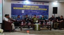 Diskusi Forum Wartawan Perumahan Rakyat (Forwapera) bertema &ldquo;Gotong Royong Mewujudkan Mimpi Bangun 3 Juta Rumah&rdquo;