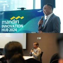 (Atas) Tri Nugroho, General Manager & Country Head, Bank Mandiri Singapore. (Bawah) Ronald Simorangkir CEO Mandiri Capital Indonesia