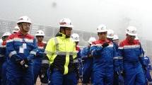 Direktur Utama PGE Julfi Hadi berkunjung ke proyek Lumut Balai Unit 2