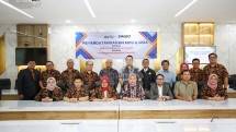 Penandatanganan MOU antara IP Trisakti dan Diageo Indonesia disaksikan oleh Kementerian Pariwisata RI