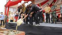 Groundbreaking Rumah Sakit Umum Daerah (RSUD) Akhmad Berahim Tana Tidung, Kalimantan Utara.