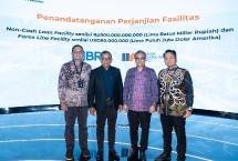 Direktur Bisnis Wholesale dan Kelembagaan BRI Agus Noorsanto, dan Interim President Director & Chief Financial Officer IIF Rizki Pribadi Hasan pun mengapresiasi dukungan yang diberikan oleh BRI melalui fasilitas NCL dan Forex Line