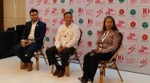 Ketua Umum HIMKI, Abdul Sobur (tengah) saat konferensi pers IFEX 2025