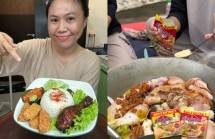 Septiya Pramawati Seorang Konten Kreator Kuliner dengan Hasil Masakan Menu Ayam Bakar dengan racikan Bumbu Kaldu Sedaap.