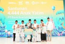 Yatim Duafa yang menerima berkah Ramadan BSI Maslahat