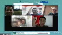 webinar Literasi Gerakan Indonesia Membaca: Duta Baca Masuk Sekolah yang digelar secara daring oleh Perpusnas (20/3/2025).