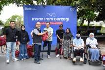 Sinergi BTN dan Insan Pers Berbagi Ratusan Sembako di Jabodetabek 