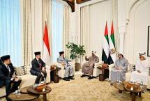 Presiden Prabowo saat bertemu Pemerintah Emirat Arab