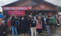 Pembukaan Cabang ke-27 Sambal Bakar Indonesia di Cikeas Bogor. 