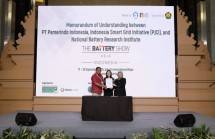 MoU antara PT. Pamerindo Indonesia, Indonesia Smart Grids Initiative (PJCI) dan National Battery Research Institute.