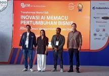 Temu Media 'Transformasi Bisnis F&B: Inovasi AI Memacu Pertumbuhan Bisnis #BebasCemas dengan Optimalisasi Data' (ki-ka) Gunawan, Co-Founder & CEO PT Esensi Solusi Buana (ESB), Lilysan Wijaya, Pemilik Roti Romi Roti Mimpi Indah, Agung Haryadi selaku General Manager, Baker Old, Richard Y Briant, CEO Indorich, penyelenggara AllFood Indonesia. 