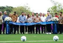 lapangan Mini Soccer diresmikan oleh Ketua Umum PSSI Erick Thohir, FIFA Council Member Kanya Keomany, FIFA Lead Regional Office Lavin Vignesh, Direktur Utama Bank Mandiri Darmawan Junaidi dan Direksi serta Manajemen Bank Mandiri pada Selasa (6/5/2025)