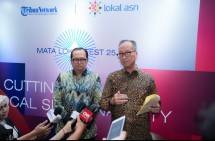 Menteri Perindustrian, Agus Gumiwang Kartasasmita dalam acara Mata Lokal Festival 2025 yang bertajuk &ldquo;Cutting Edge For Local Sustainbility&rdquo; di Jakarta, Kamis (8/5) .
