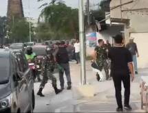 Aksi Heroik 3 Personel TNI Bubarkan Konvoi Geng Motor di Medan